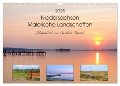 Niedersachsen – Malerische Landschaften (Wandkalender 2025 DIN A3 quer), CALVENDO Monatskalender