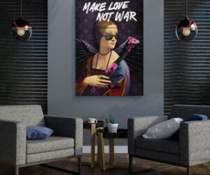Make Love Not War – 50x75cm