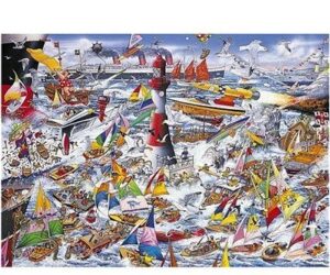 Gibsons Mike Jupp: I Love Boats 1000 Teile Puzzle Gibsons-G591