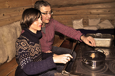 Romantik-Urlaub in der Blockhütte im Schwarzwald für 2