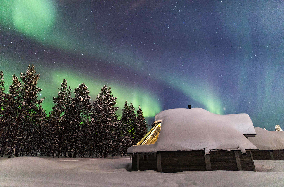 Romantischer Nordlichter-Kurzurlaub in Lappland für 2