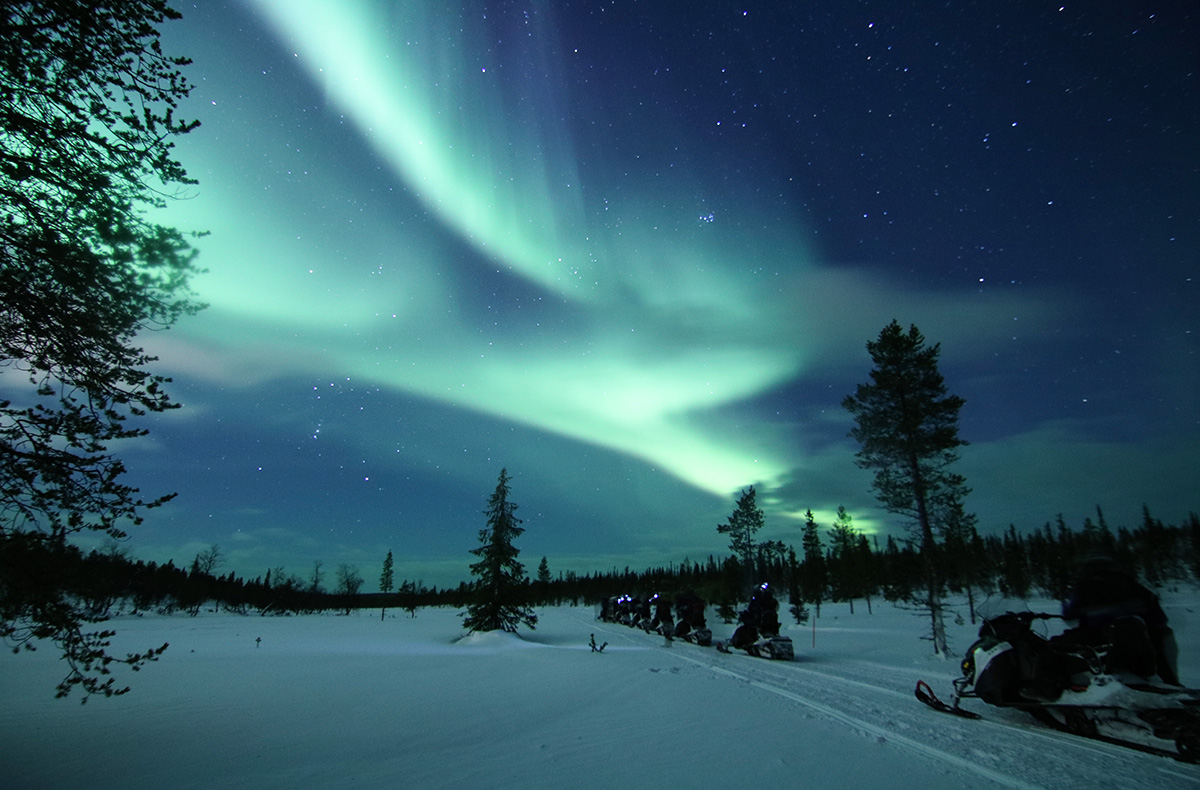 Romantischer Nordlichter-Kurzurlaub in Lappland für 2