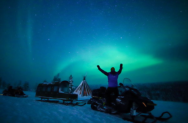 Nordlichter Kurzurlaub Lappland für 2 (3 Nächte)