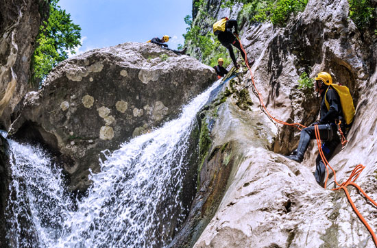 Kurzurlaub mit Canyoning-Tour in Oberbayern für 2