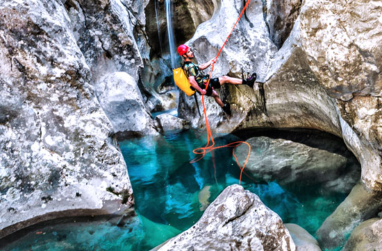 Kurzurlaub mit Canyoning-Tour in Oberbayern für 2