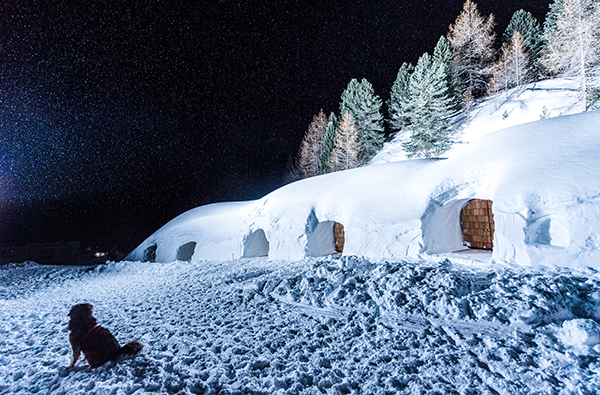 Übernachtung im Iglu für 4 Sand in Taufers (1 Nacht)