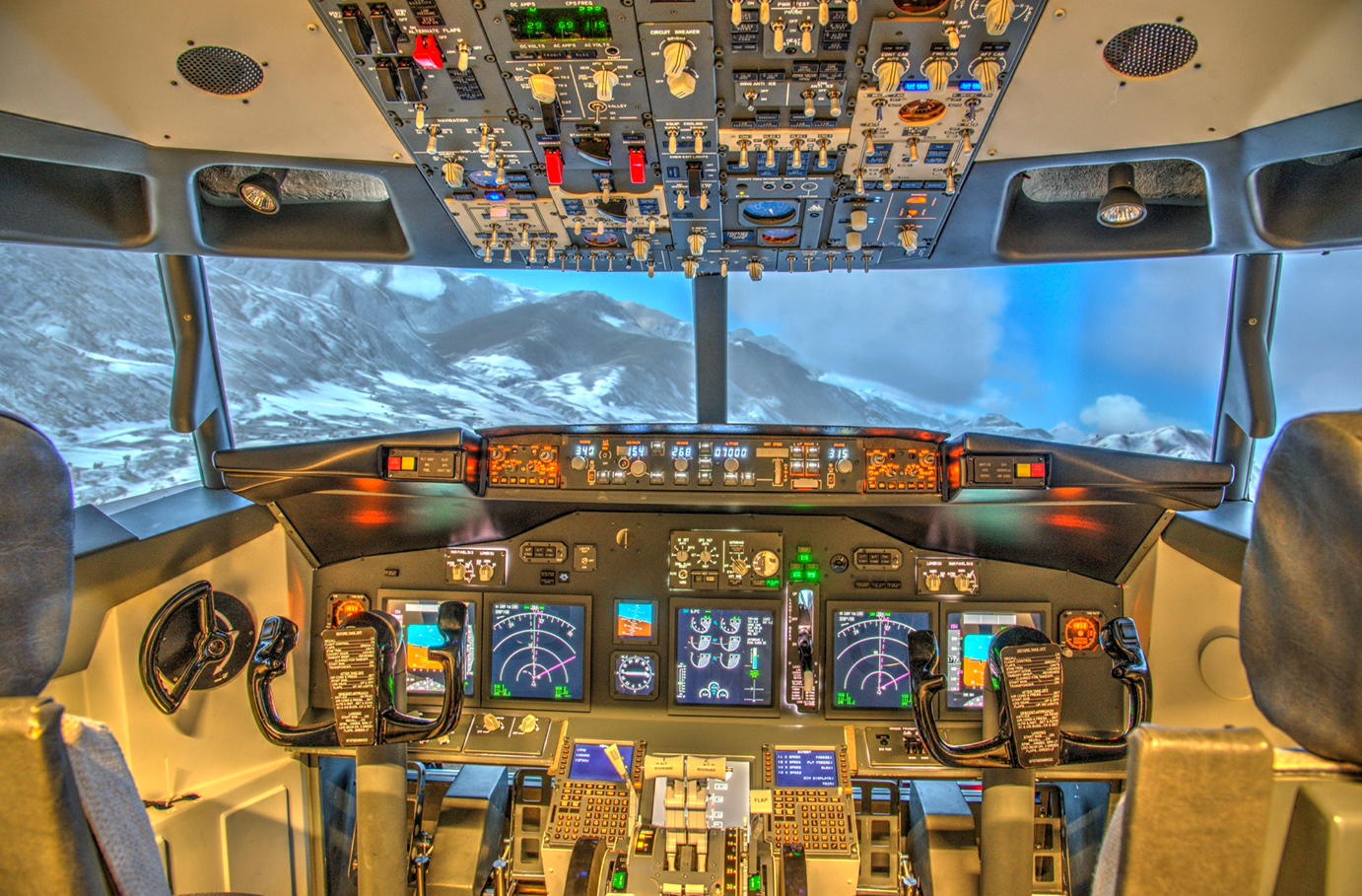 Boeing 737 Flugsimulator mit Video in Schweinfurt