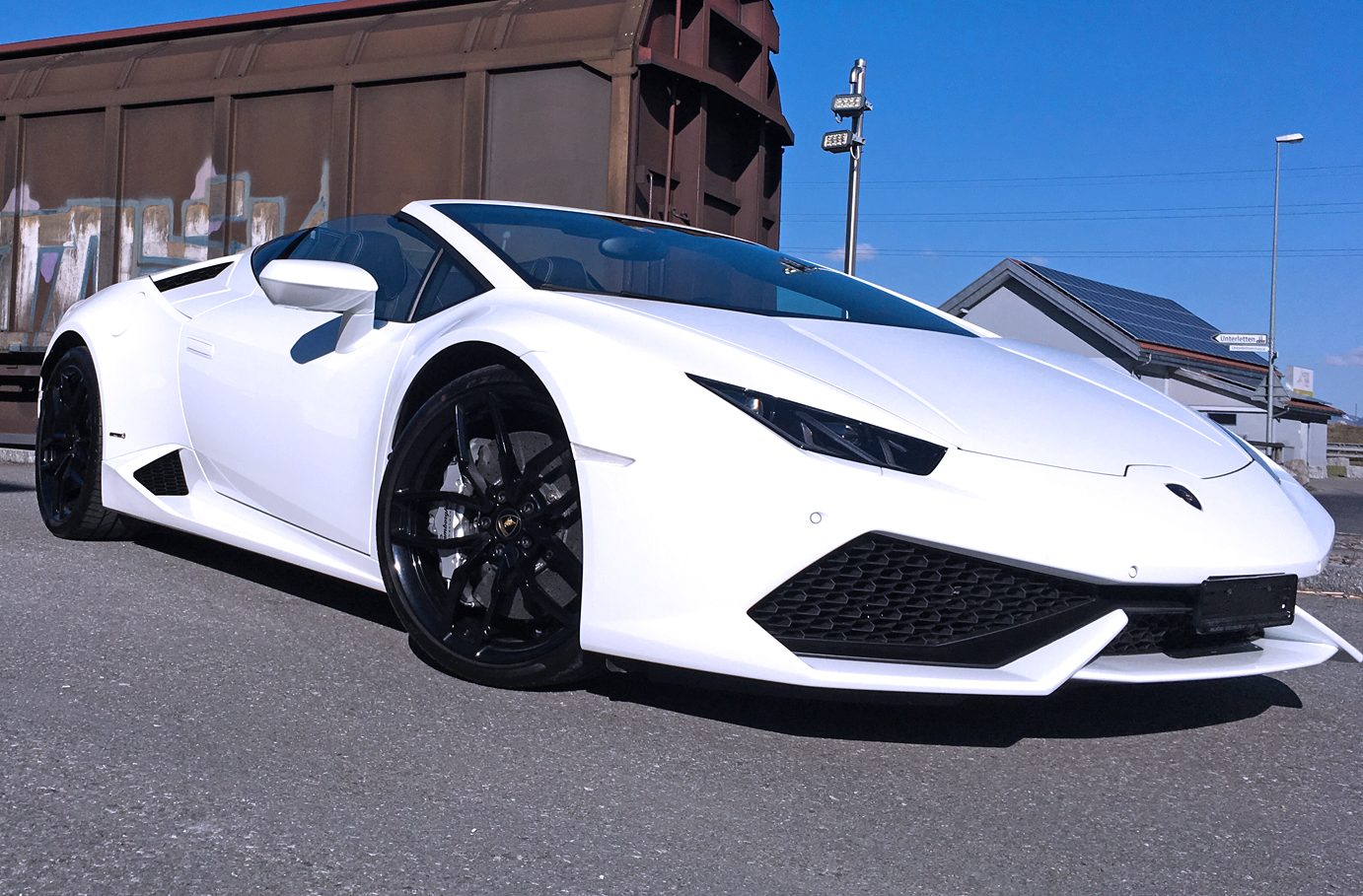 Lamborghini Huracán Spyder fahren Raum St. Gallen (3 Std.)