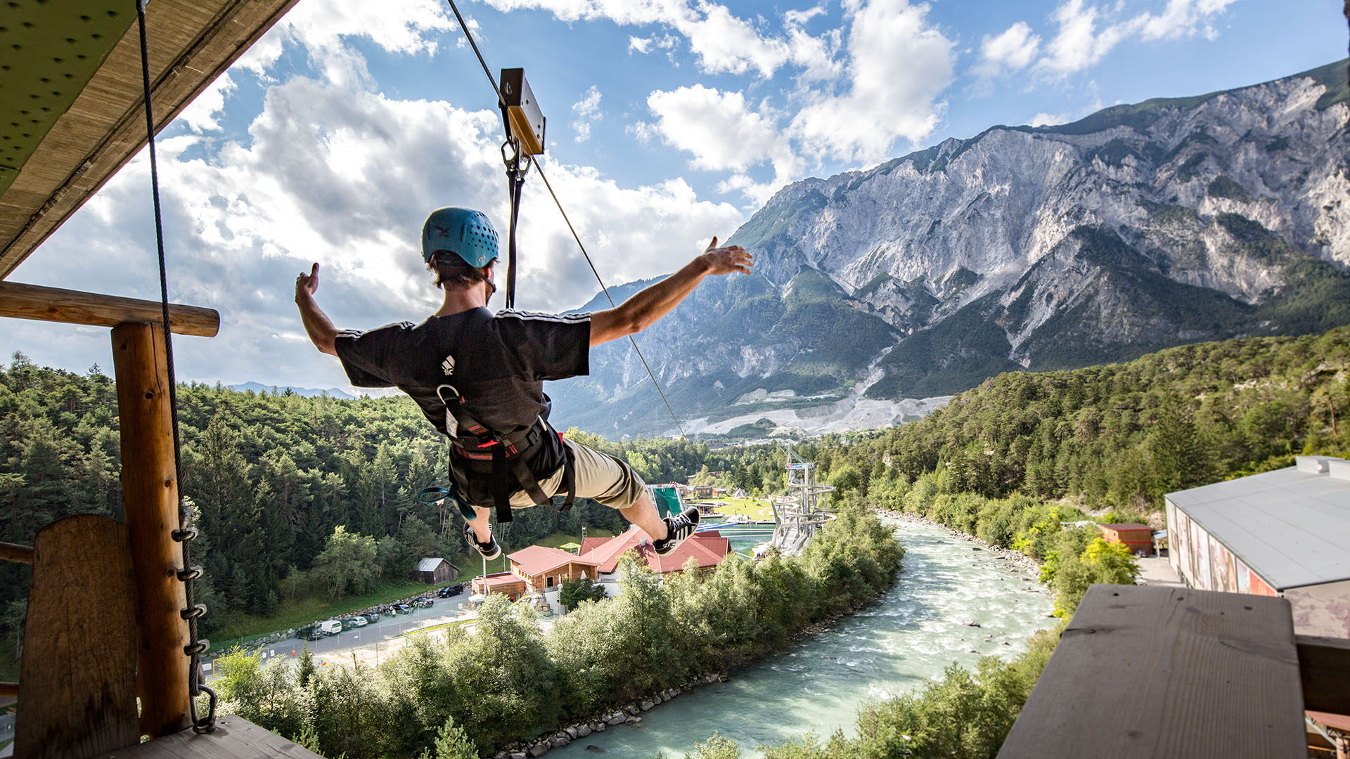 Rafting, Mega Swing & Flying Fox im Ötztal