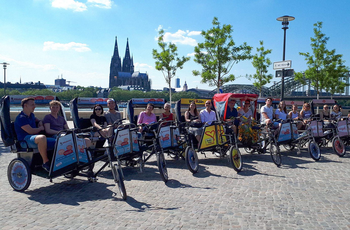 Rikscha Tour in Köln (1 Stunde)