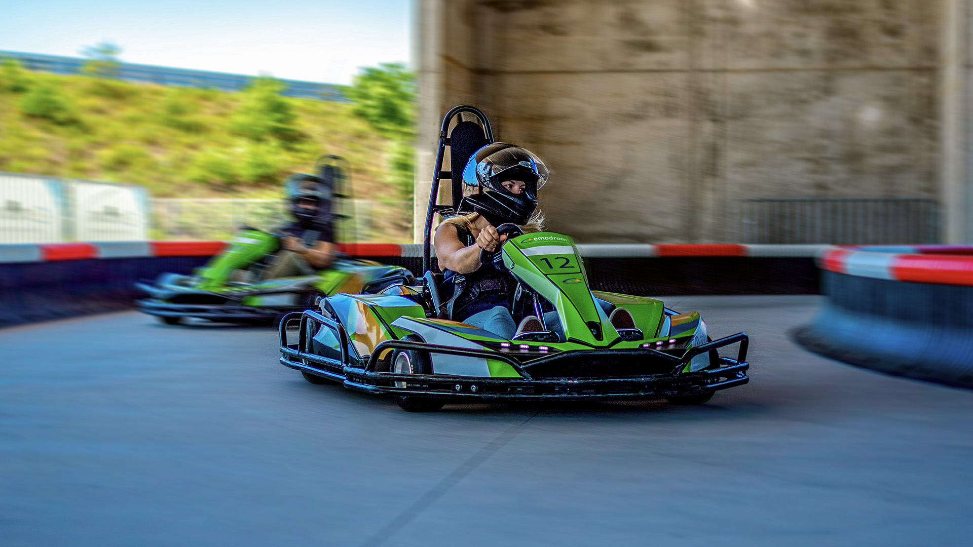 E-Kart fahren am Hockenheimring