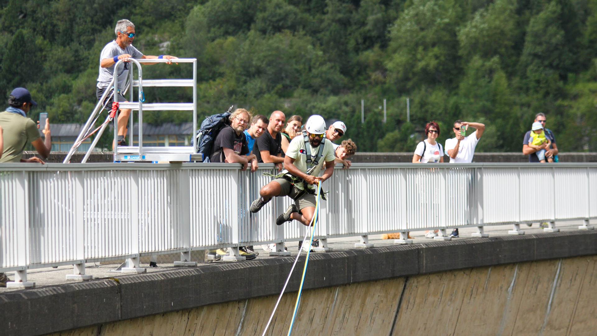 Giant Swing am Schlegeis-Stausee im Zillertal
