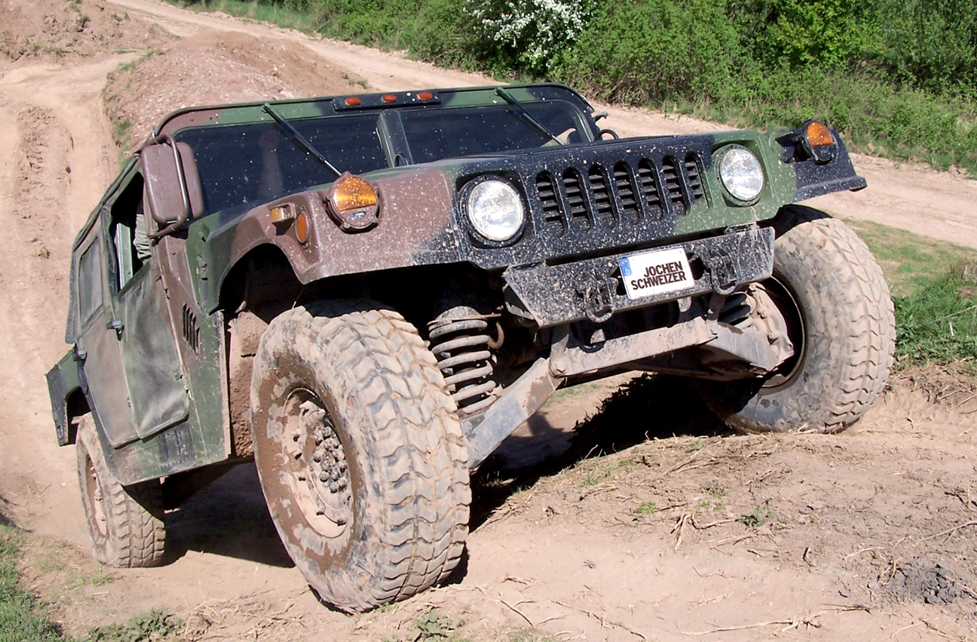 Hummer H1 im Gelände fahren in Mitteldeutschland (30 Min.)