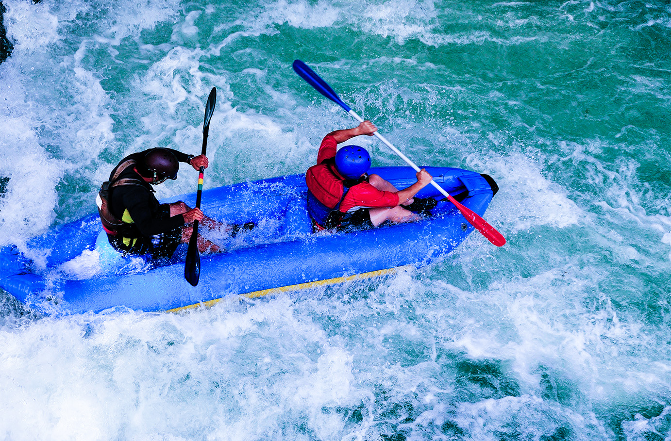 Power-Rafting bei Kiefersfelden