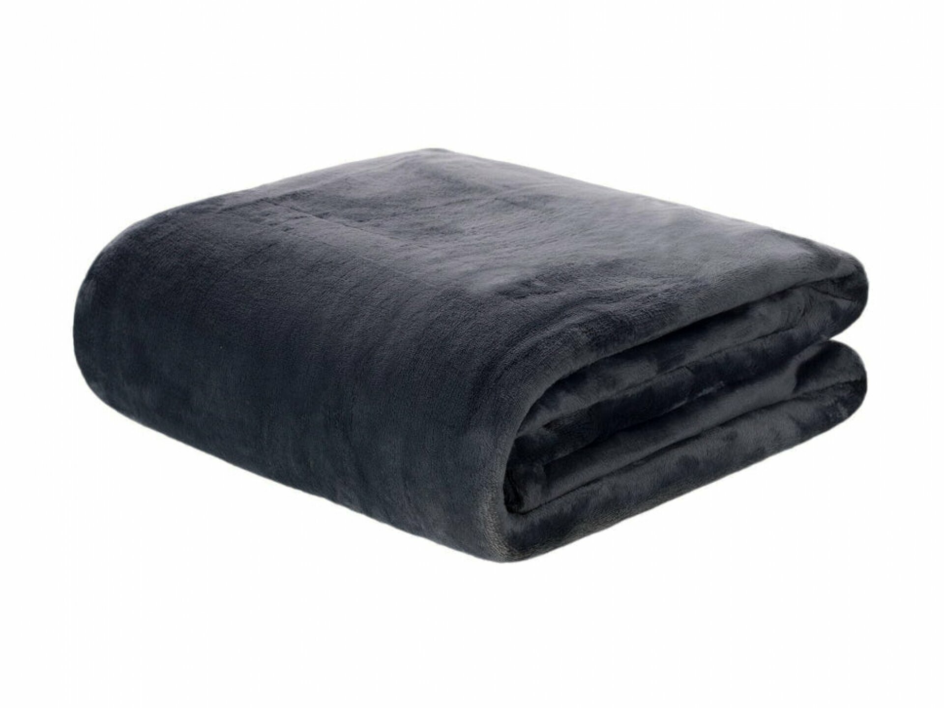 Couchdecke XL » Kuscheldecke 150 x 200 cm » hochwertige Flanelldecke » Microfaser Wohndecke » Tagesdecke Flanell - Anthrazit
