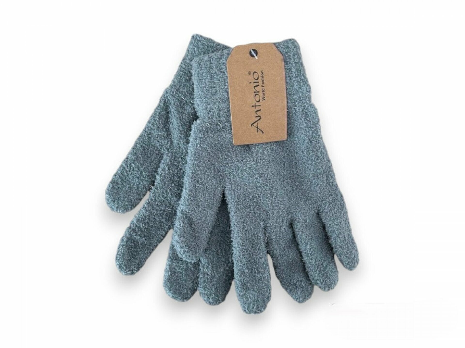 Günstige Winter Damen Handschuhe » weiche Fingerhandschuhe » Strickhandschuhe Magic Dunkel Kollektion - Hellgrau