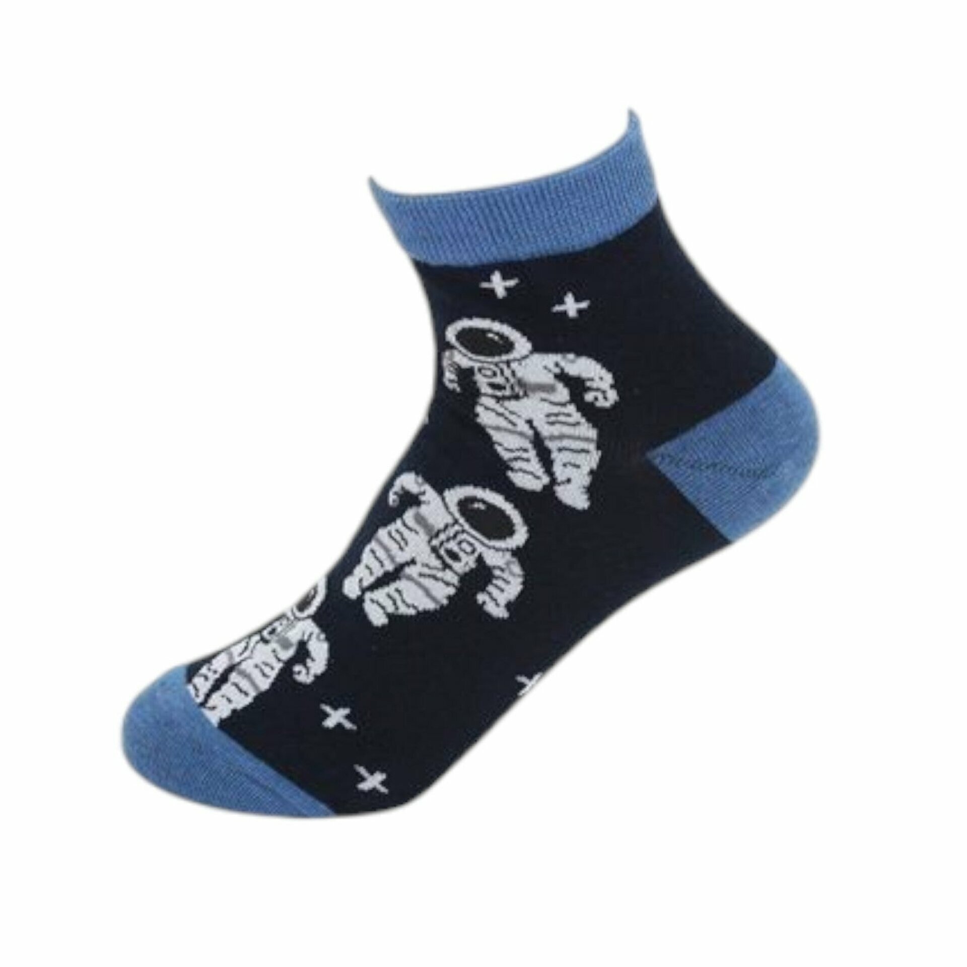 Kinder Crazy Socks » Bunte Kindersocken » Kinderstrümpfe » Füßlinge » Kinder Socken Größe 30-33 und 34-37 - 30-33 / Astronaut