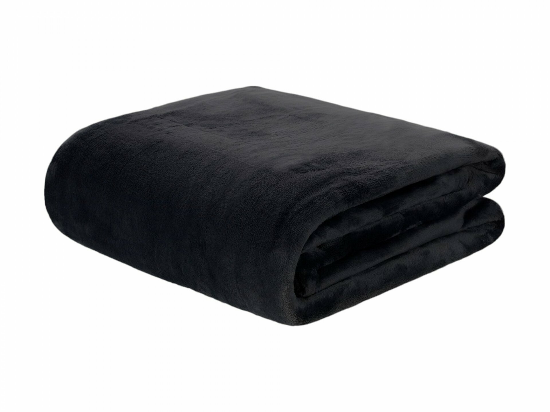 Couchdecke XL » Kuscheldecke 150 x 200 cm » hochwertige Flanelldecke » Microfaser Wohndecke » Tagesdecke Flanell - Schwarz
