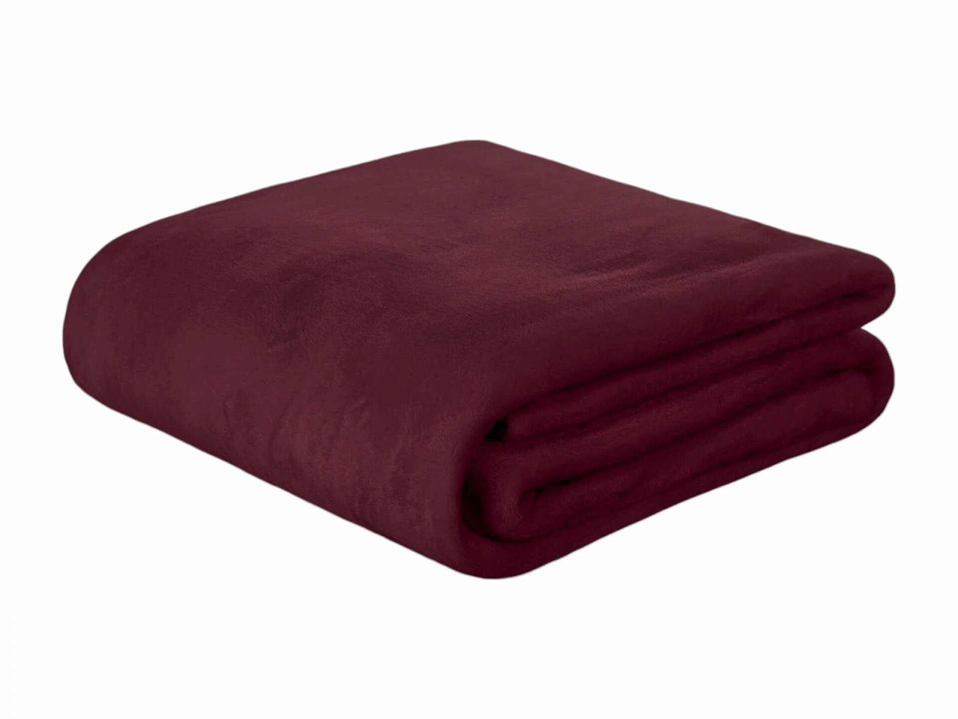 Couchdecke XL » Kuscheldecke 150 x 200 cm » hochwertige Flanelldecke » Microfaser Wohndecke » Tagesdecke Flanell - Weinrot