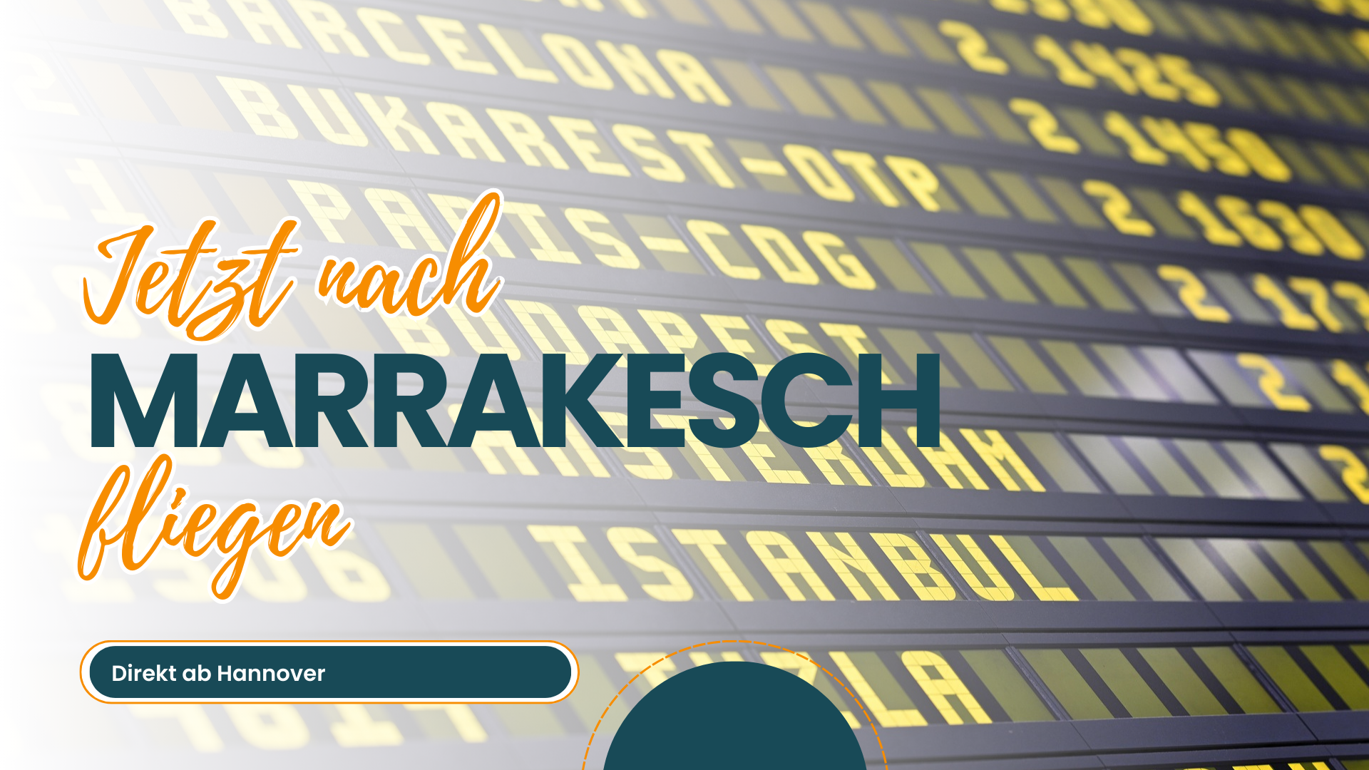 Direkt nach Marrakesch