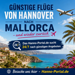 Flieg günstig von Hannover nach Palma de Mallorca und wieder zurück (2026-10-19 - 2026-10-25)