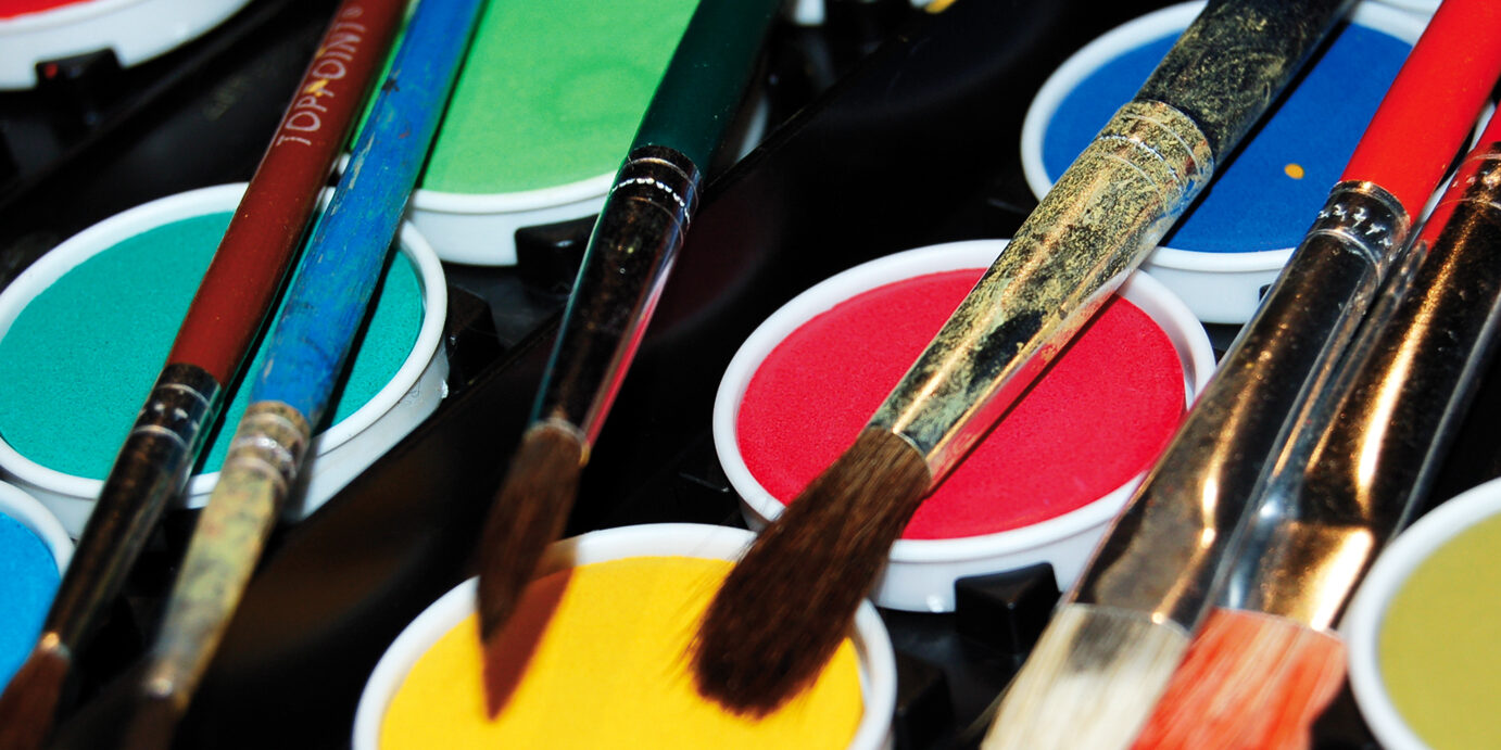 farben und pinsel Kreativ-Malkurs für zwei