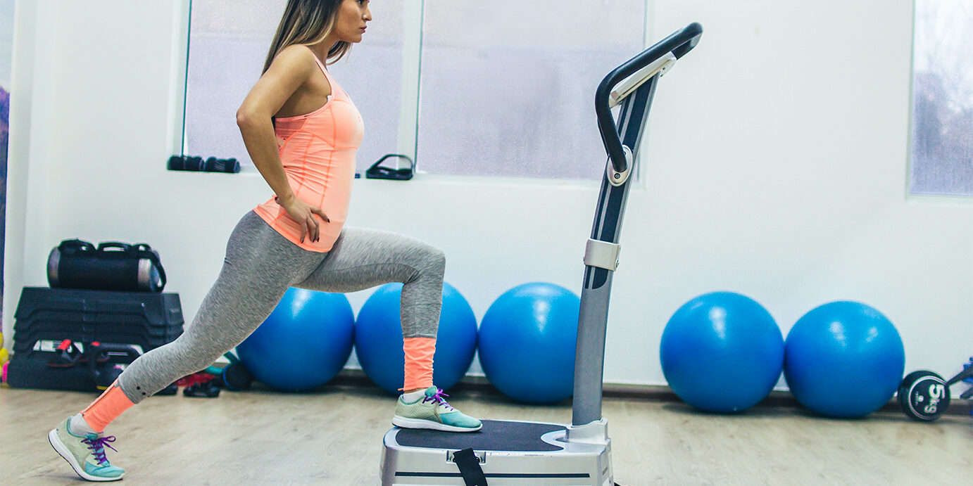 Young woman training in the gym Young woman training in the gym
