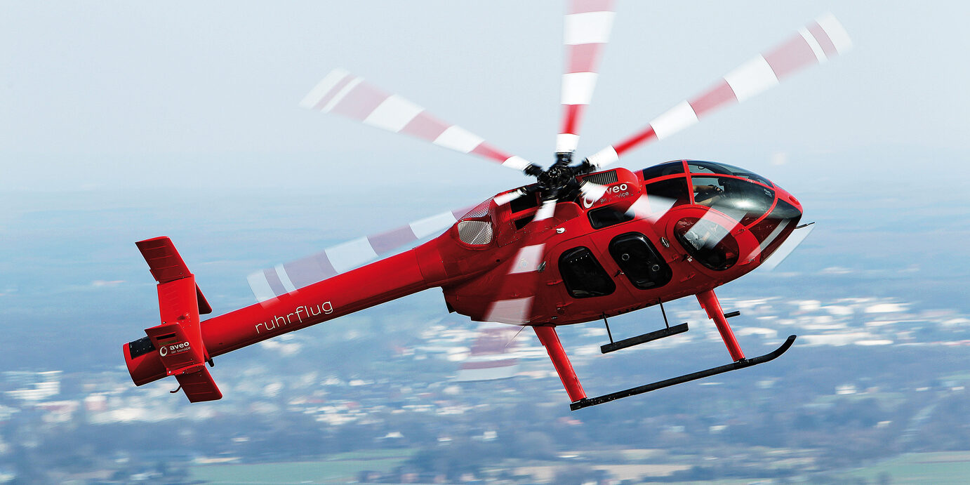 Hubschrauber Rundflug Ruhrgebiet Eingang Einkauf 28.03.2012 PME