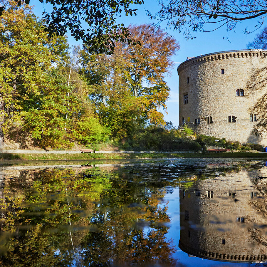 Europe, DEU, Deutschland, Niedersachsen, Goslar. Imagefotos Zwinger. Aussenansicht im Herbst. Foto: Stefan Sobotta / VISUM