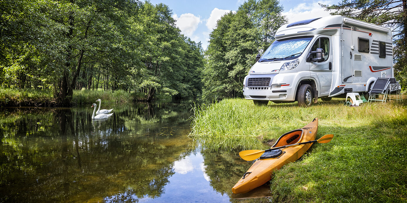 Holidays in Germany - summer recreation at the lake, Mecklenburg-vorpommern