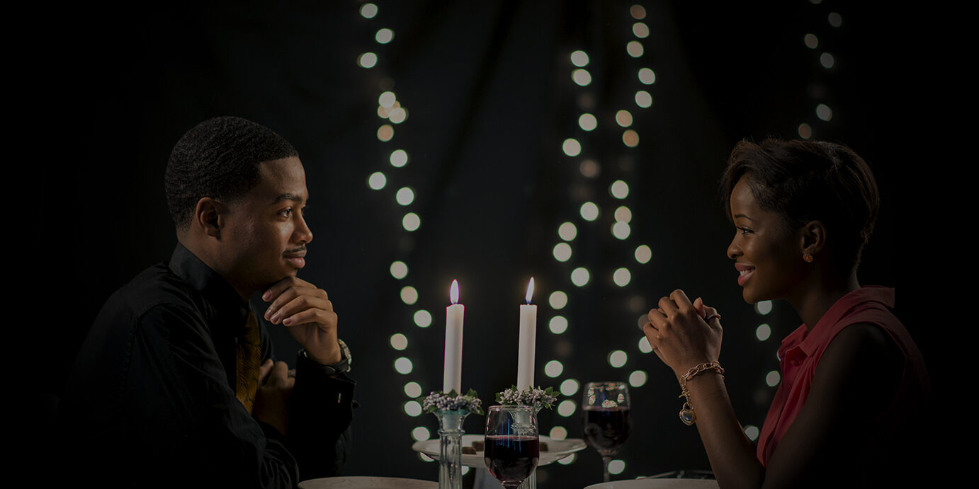 Couple on a Valentine's Day date