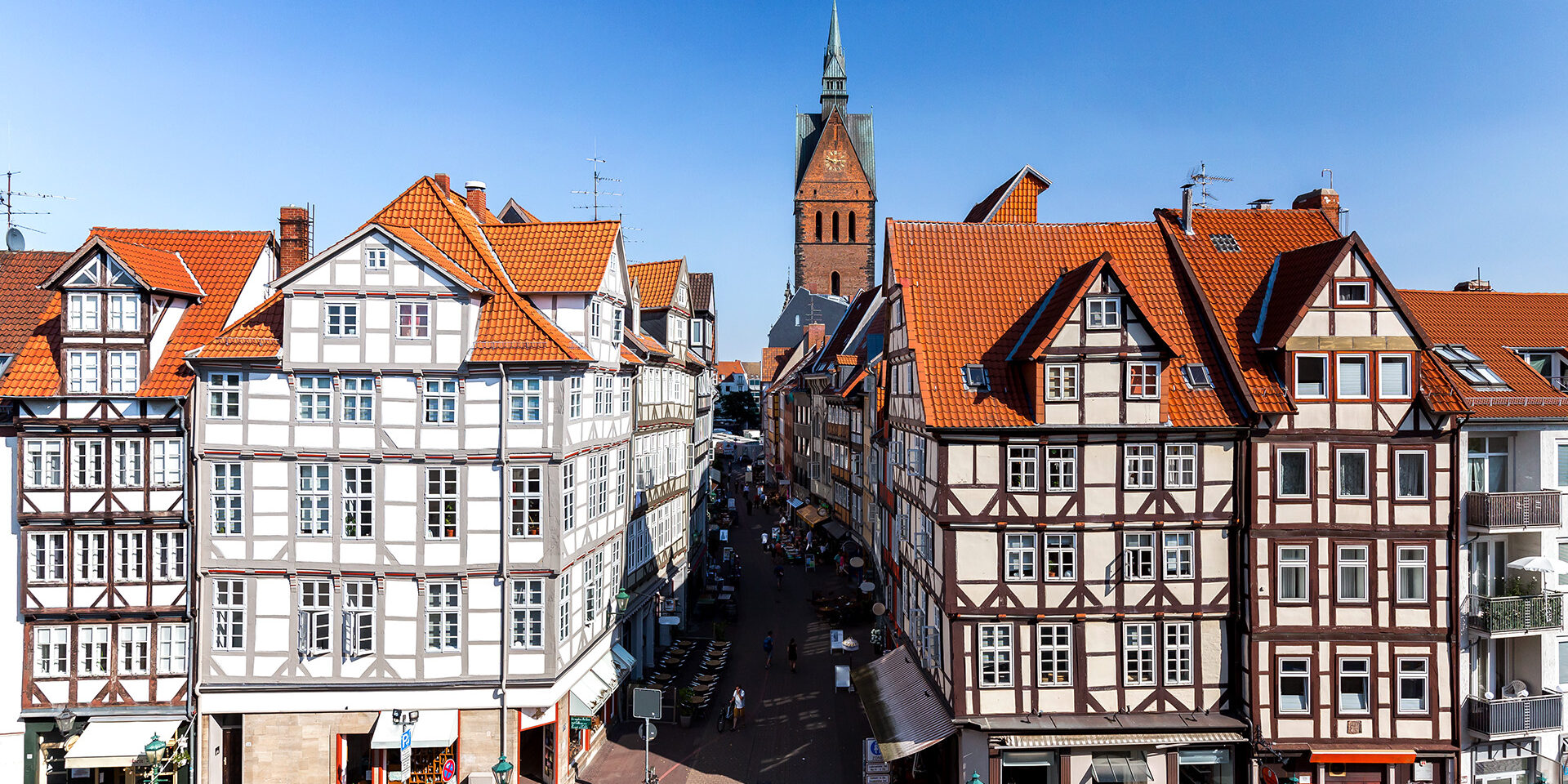 Hanover old town Beautiful view of the old town of Hannover, Lower Saxony, Germany