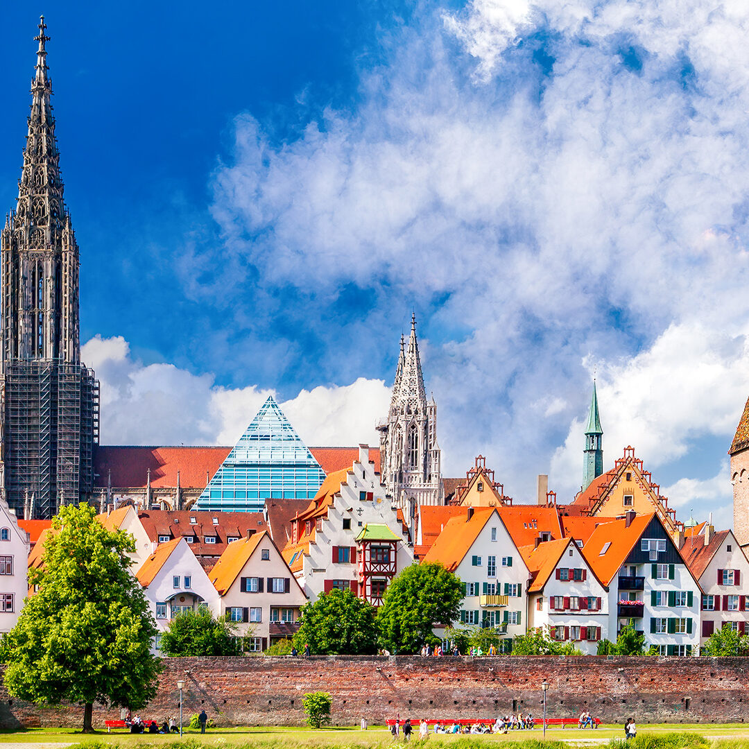 Cityscape of Ulm, Germany