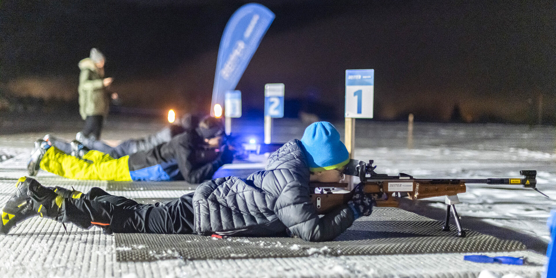 Nordic- und Biathlonpark in Reit im Winkl, Moonlight Biathlon, Fotos © Rudi Schedl
