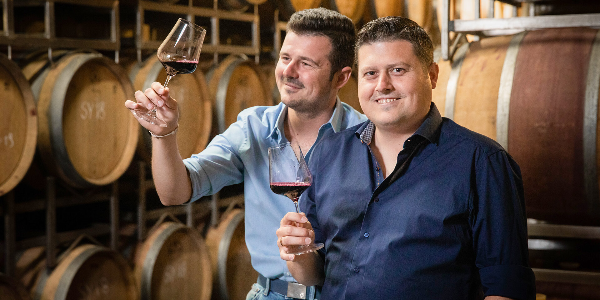 (c) www.annarauchenberger.com / Anna Rauchenberger - Oggau, Burgenland, Austria - 22.08.2019  - Winzer -  Sebastian und Tobias Siess, Weingut Mad