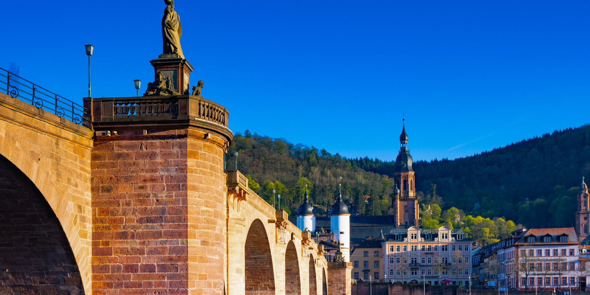 Heidelberg Old Bridge at Sunset Heidelberg Old Bridge at Sunset